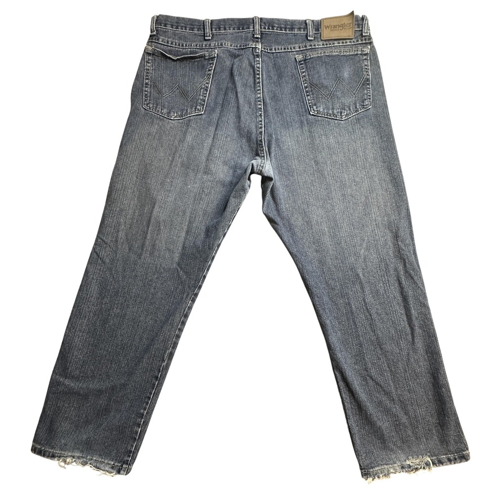 Wrangler Rugged Wear Straight Leg Jeans Mens 40x30 Medium Blue Denim Workwear
